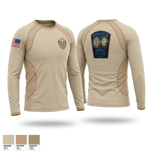 Long Sleeve Performance Shirt, Spartanburg Methodist Police, Police, Teamtime, Team time, sublimation, custom sports apparel, team uniforms, spirit wear, spiritwear, sports uniforms, custom shirts, team store, custom team store, fundraiser sports, apparel fundraiser
