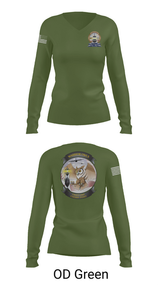 Womens Long Sleeve Vneck Shirt, CNATT Cherry Point, , Teamtime, Team time, sublimation, custom sports apparel, team uniforms, spirit wear, spiritwear, sports uniforms, custom shirts, team store, custom team store, fundraiser sports, apparel fundraiser