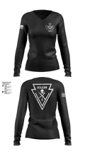 Killer Troop 1st PLT 84935125 Women's Long Sleeve V-neck Shirt - 101