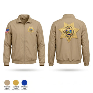 Windbreaker, Flathead County Sheriff's Office, Police, Teamtime, Team time, sublimation, custom sports apparel, team uniforms, spirit wear, spiritwear, sports uniforms, custom shirts, team store, custom team store, fundraiser sports, apparel fundraiser