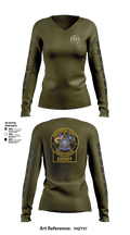 Chesterfield County Sheriff’s Office 21819161 Women's Long Sleeve V-neck Shirt - 25