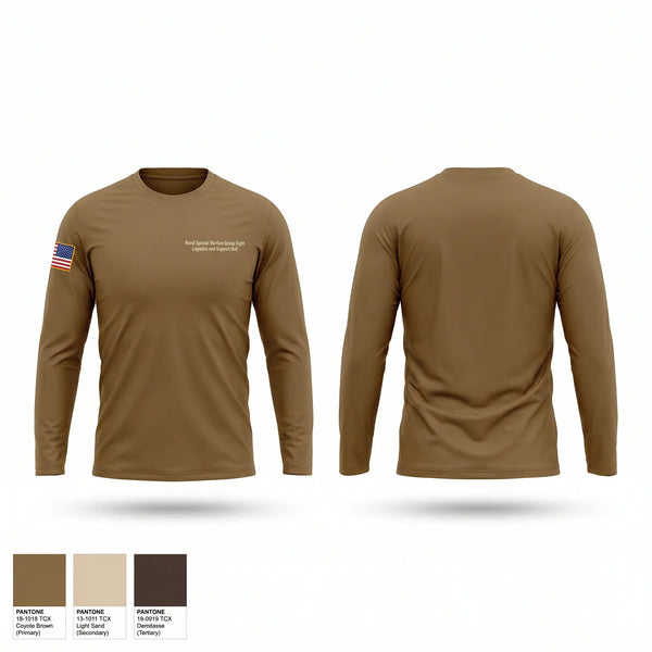Long Sleeve Performance Shirt, Naval Special Warfare Group Eight Logistics and Support Unit, Navy, Teamtime, Team time, sublimation, custom sports apparel, team uniforms, spirit wear, spiritwear, sports uniforms, custom shirts, team store, custom team store, fundraiser sports, apparel fundraiser