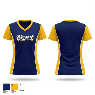 Womens Short Sleeve Vneck Shirt, PC MASCOT3, Baseball, Teamtime, Team time, sublimation, custom sports apparel, team uniforms, spirit wear, spiritwear, sports uniforms, custom shirts, team store, custom team store, fundraiser sports, apparel fundraiser