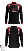 Carolina Track Hawks Long Sleeve Performance Shirt 2