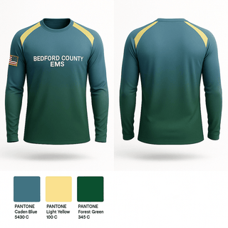 Long Sleeve Performance Shirt, Bedford County EMS, EMS/EMT, Teamtime, Team time, sublimation, custom sports apparel, team uniforms, spirit wear, spiritwear, sports uniforms, custom shirts, team store, custom team store, fundraiser sports, apparel fundraiser