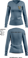 # 700 BSB always ready “Get some” 53617803 Women's Long Sleeve V-neck Shirt - 1