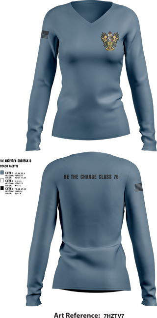 Womens Long Sleeve Vneck Shirt, # 700 BSB always ready “Get some”, , Teamtime, Team time, sublimation, custom sports apparel, team uniforms, spirit wear, spiritwear, sports uniforms, custom shirts, team store, custom team store, fundraiser sports, apparel fundraiser