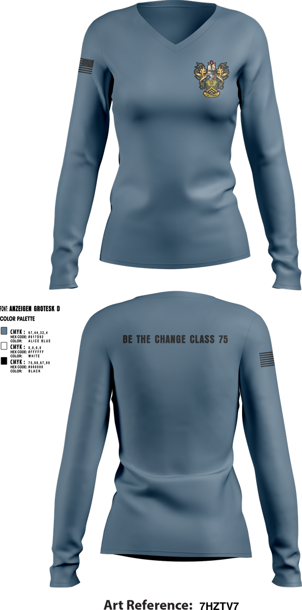Womens Long Sleeve Vneck Shirt, # 700 BSB always ready “Get some”, , Teamtime, Team time, sublimation, custom sports apparel, team uniforms, spirit wear, spiritwear, sports uniforms, custom shirts, team store, custom team store, fundraiser sports, apparel fundraiser