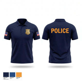 Short Sleeve Performance Polo, Contraband interdiction, Police, Teamtime, Team time, sublimation, custom sports apparel, team uniforms, spirit wear, spiritwear, sports uniforms, custom shirts, team store, custom team store, fundraiser sports, apparel fundraiser