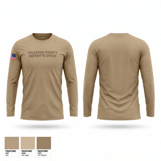 Long Sleeve Performance Shirt, Callahan County Sheriff's Office, Police, Teamtime, Team time, sublimation, custom sports apparel, team uniforms, spirit wear, spiritwear, sports uniforms, custom shirts, team store, custom team store, fundraiser sports, apparel fundraiser