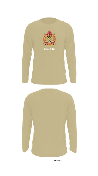 Long Sleeve Performance Shirt, H Co 1-66, , Teamtime, Team time, sublimation, custom sports apparel, team uniforms, spirit wear, spiritwear, sports uniforms, custom shirts, team store, custom team store, fundraiser sports, apparel fundraiser