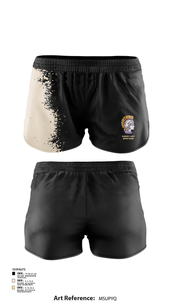 Womens Shorts, Sodus lady spartans, Women's Soccer, Teamtime, Team time, sublimation, custom sports apparel, team uniforms, spirit wear, spiritwear, sports uniforms, custom shirts, team store, custom team store, fundraiser sports, apparel fundraiser