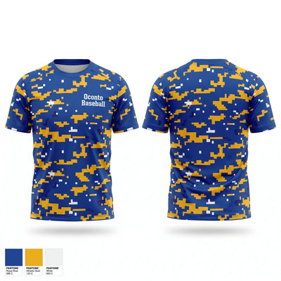 Oconto Baseball Short Sleeve Performance Shirt - 1
