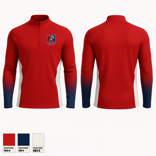 Quarter Zip Jacket, Mull Mustangs, Men's Basketball, Teamtime, Team time, sublimation, custom sports apparel, team uniforms, spirit wear, spiritwear, sports uniforms, custom shirts, team store, custom team store, fundraiser sports, apparel fundraiser