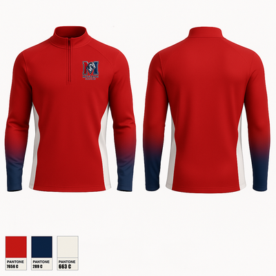 Mull Mustangs 47908731 Quarter Zip Jacket - 1