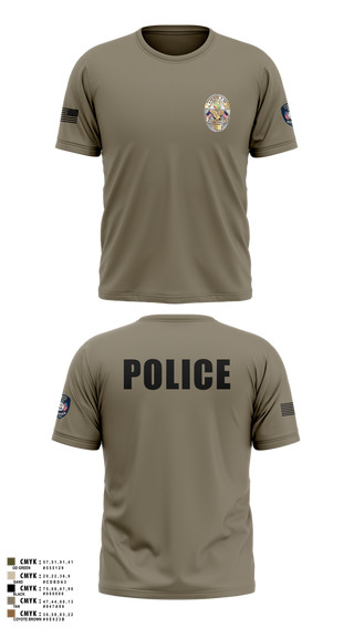 Short Sleeve Performance Shirt, Miami Police Department, , Teamtime, Team time, sublimation, custom sports apparel, team uniforms, spirit wear, spiritwear, sports uniforms, custom shirts, team store, custom team store, fundraiser sports, apparel fundraiser