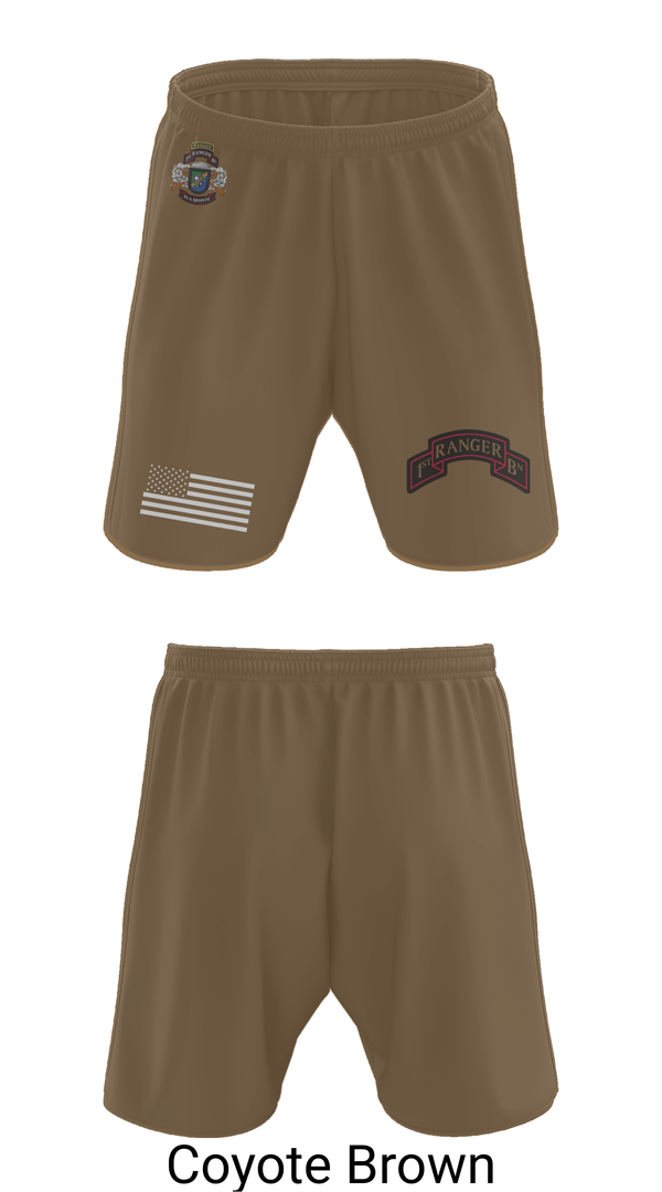 Athletic Shorts With Pockets, 1/75 Ranger Battalion, Army, Teamtime, Team time, sublimation, custom sports apparel, team uniforms, spirit wear, spiritwear, sports uniforms, custom shirts, team store, custom team store, fundraiser sports, apparel fundraiser