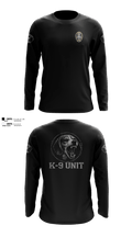 Farmersville PD 79082550 Long Sleeve Performance Shirt - 100