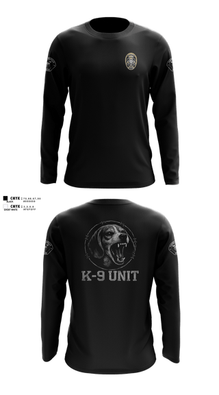 Long Sleeve Performance Shirt, Farmersville PD, Police, Teamtime, Team time, sublimation, custom sports apparel, team uniforms, spirit wear, spiritwear, sports uniforms, custom shirts, team store, custom team store, fundraiser sports, apparel fundraiser
