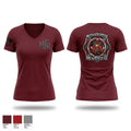 Melfa Vol. Fire & Rescue Co. Inc 83574854 Women's Short Sleeve V-neck Shirt - 1
