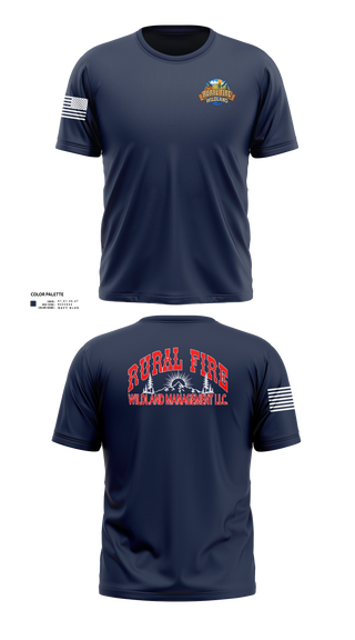 Old School Cotton Feel Shirt, Rural fire wildland management LLC, Fire Department, Teamtime, Team time, sublimation, custom sports apparel, team uniforms, spirit wear, spiritwear, sports uniforms, custom shirts, team store, custom team store, fundraiser sports, apparel fundraiser