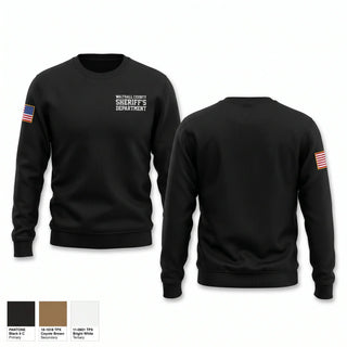 Crew Neck Sweatshirt, Walthall county sheriff’s department, Police, Teamtime, Team time, sublimation, custom sports apparel, team uniforms, spirit wear, spiritwear, sports uniforms, custom shirts, team store, custom team store, fundraiser sports, apparel fundraiser