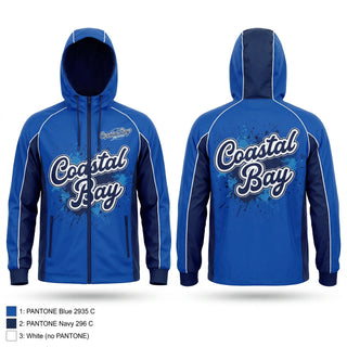Windbreaker, Coastal Bay, Softball, Teamtime, Team time, sublimation, custom sports apparel, team uniforms, spirit wear, spiritwear, sports uniforms, custom shirts, team store, custom team store, fundraiser sports, apparel fundraiser