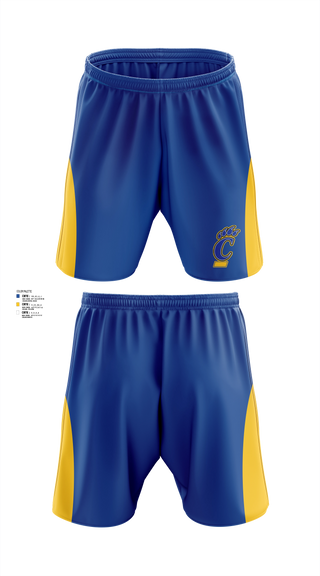 Athletic Shorts With Pockets, Campbellsport Cougars, Women's Basketball, Teamtime, Team time, sublimation, custom sports apparel, team uniforms, spirit wear, spiritwear, sports uniforms, custom shirts, team store, custom team store, fundraiser sports, apparel fundraiser