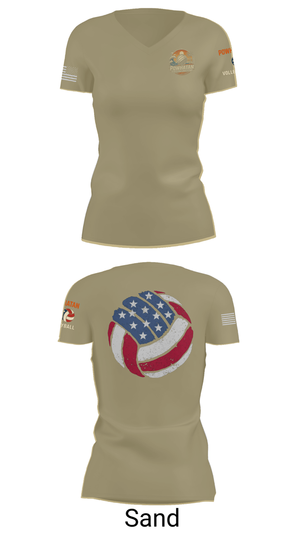 Womens Short Sleeve Vneck Shirt, VB, Women's Volleyball, Teamtime, Team time, sublimation, custom sports apparel, team uniforms, spirit wear, spiritwear, sports uniforms, custom shirts, team store, custom team store, fundraiser sports, apparel fundraiser