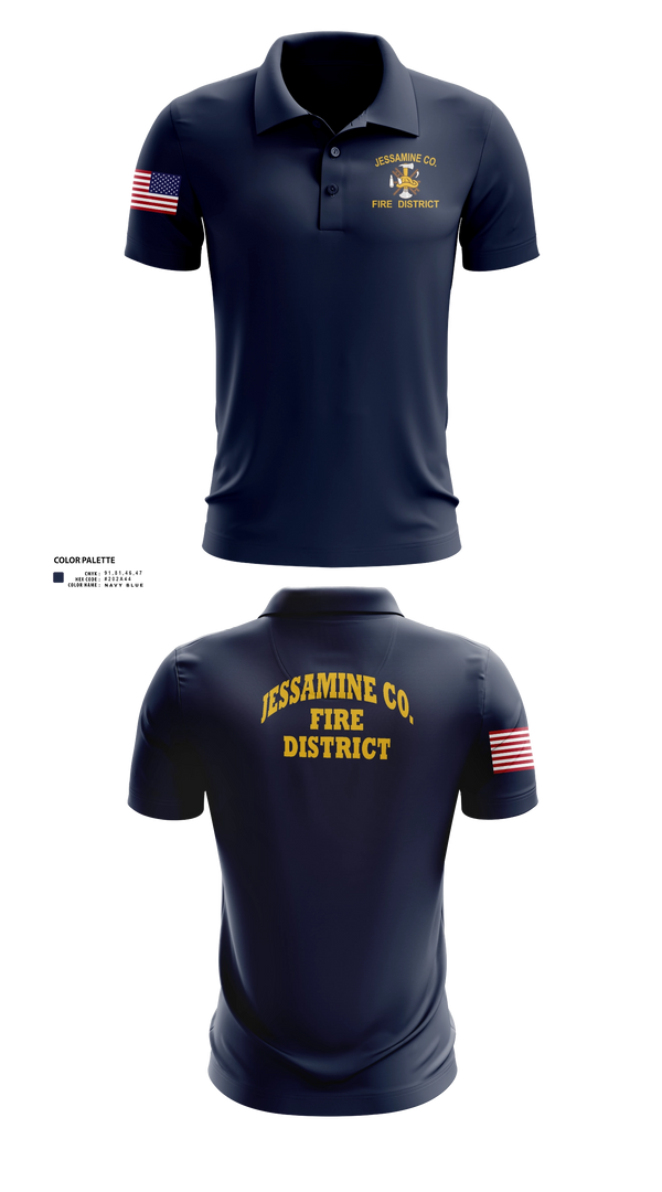 Short Sleeve Performance Polo, Jessamine county fire, Fire Department, Teamtime, Team time, sublimation, custom sports apparel, team uniforms, spirit wear, spiritwear, sports uniforms, custom shirts, team store, custom team store, fundraiser sports, apparel fundraiser