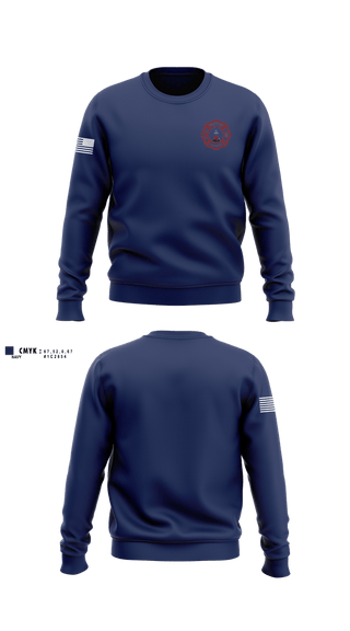Crew Neck Sweatshirt, Rowayton Fire, Fire Department, Teamtime, Team time, sublimation, custom sports apparel, team uniforms, spirit wear, spiritwear, sports uniforms, custom shirts, team store, custom team store, fundraiser sports, apparel fundraiser