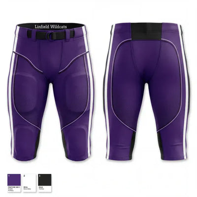 Linfield Wildcats 37082646 Football Pants - 1