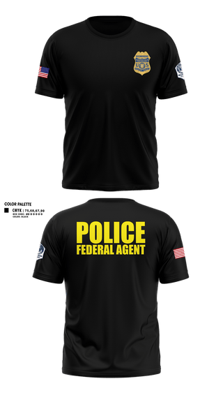 Short Sleeve Performance Shirt, IRS-CI, Police, Teamtime, Team time, sublimation, custom sports apparel, team uniforms, spirit wear, spiritwear, sports uniforms, custom shirts, team store, custom team store, fundraiser sports, apparel fundraiser