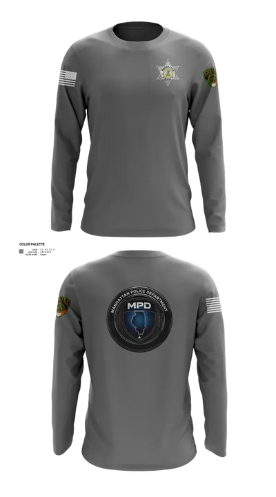 Manhattan Police Department 19421208 Long Sleeve Performance Shirt 151
