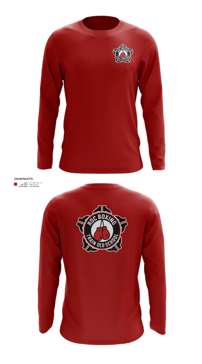 ROC Boxing 42913615 Long Sleeve Performance Shirt 22