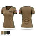V1/2 F&R Women's Short Sleeve V-neck Shirt - 1