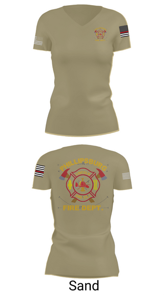 Womens Short Sleeve Vneck Shirt, PHILLIPSBURG FIRE DEPARTMENT, , Teamtime, Team time, sublimation, custom sports apparel, team uniforms, spirit wear, spiritwear, sports uniforms, custom shirts, team store, custom team store, fundraiser sports, apparel fundraiser