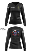 23D Military Police Company 46205341 Women's Long Sleeve V-neck Shirt - 11