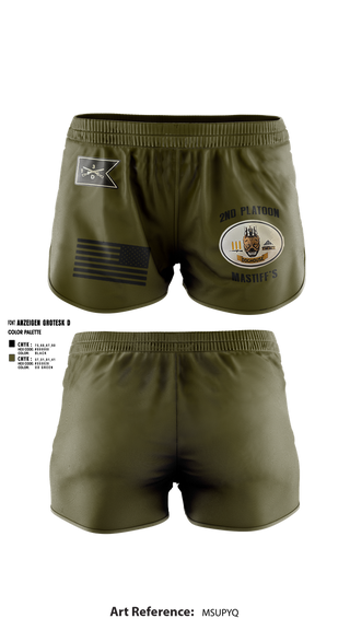 Ranger Panties, 2nd Plt, Doghouse Company, 1/3 TOG, , Teamtime, Team time, sublimation, custom sports apparel, team uniforms, spirit wear, spiritwear, sports uniforms, custom shirts, team store, custom team store, fundraiser sports, apparel fundraiser