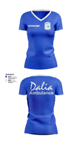 Dalia Ambulance Service 24799292 Women's Short Sleeve V-neck Shirt - 5