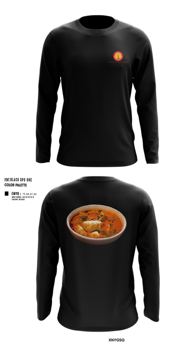 Namaste MoMo and Curry House 1830129 Long Sleeve Performance Shirt 100