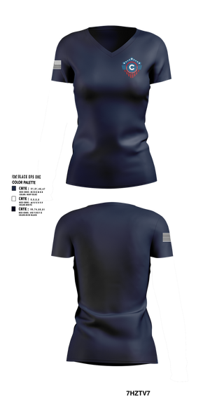 Womens Short Sleeve Vneck Shirt, CenTex Safety Solutions, LLC, Police, Teamtime, Team time, sublimation, custom sports apparel, team uniforms, spirit wear, spiritwear, sports uniforms, custom shirts, team store, custom team store, fundraiser sports, apparel fundraiser