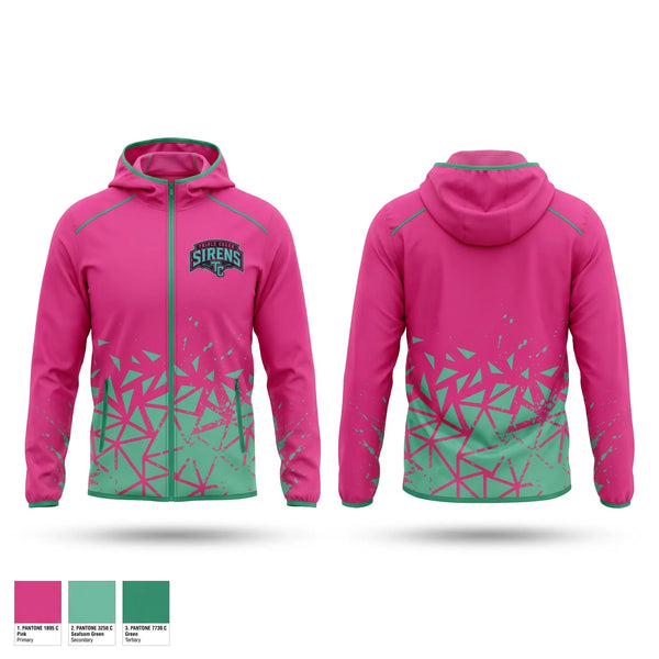 Windbreaker, Triple Creek Sirens, Softball, Teamtime, Team time, sublimation, custom sports apparel, team uniforms, spirit wear, spiritwear, sports uniforms, custom shirts, team store, custom team store, fundraiser sports, apparel fundraiser
