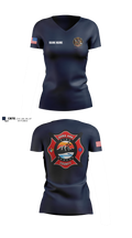 Dona Ana fire Rescue Station 42 Women's Short Sleeve V-neck Shirt - 4