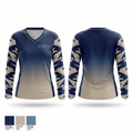 Prominence Security Inc 26013043 Women's Long Sleeve V-neck Shirt - 1