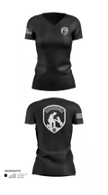 Police Helping Paws 66972550 Women's Short Sleeve V-neck Shirt - 40