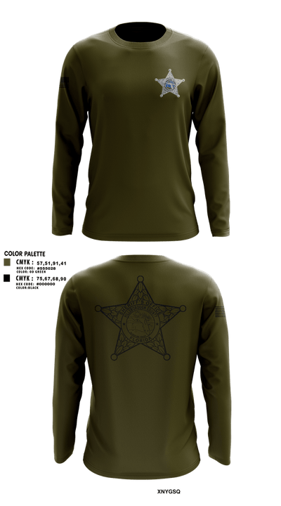 District I Street Crimes 1468514 Long Sleeve Performance Shirt 103