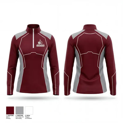 Carver Crusaders Field Hockey 66921276 Quarter Zip Jacket - 1