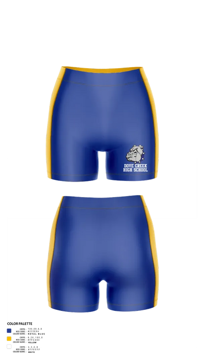 Dove Creek High School Volleyball 31251288 Women's Compression Shorts - 21