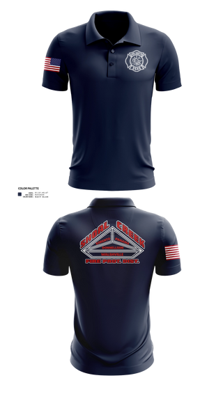 Short Sleeve Performance Polo, Shoal Creek Fire Prot. Dist., Fire Department, Teamtime, Team time, sublimation, custom sports apparel, team uniforms, spirit wear, spiritwear, sports uniforms, custom shirts, team store, custom team store, fundraiser sports, apparel fundraiser